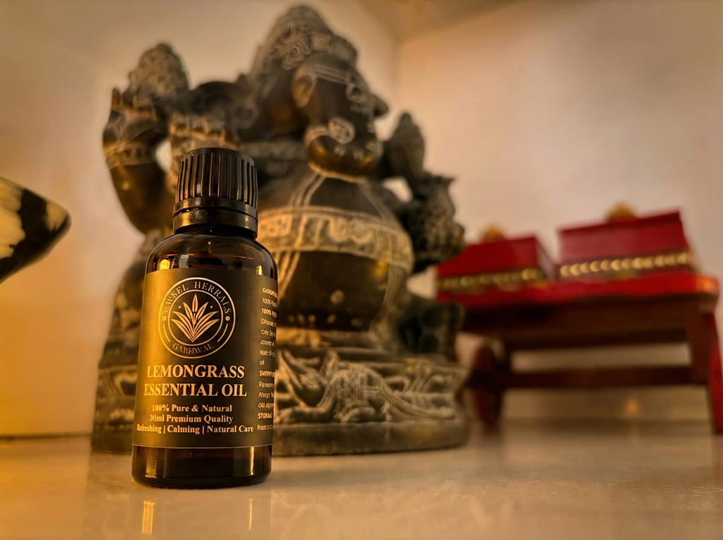 Gweel Herbals Signature Lemongrass Essential Oil – 100% Pure & Natural (30ml)